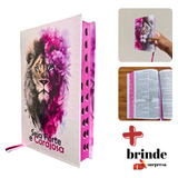 Biblia Sagrada Capa Dura Fé Flores Colorido Letra Grande Hiper Gigante Jovem Harpa Ferreira Almeida Indice Lateral Feminina Jovem Palavras De Jesus Negrito Evangelica Promessas Luxo Aba Letra Grande