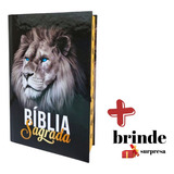 Biblia Sagrada Capa Dura Leão De Judá Colorido Letra Hiper Gigante Jovem Harpa Ferreira Almeida Indice Lateral Masculina Jovem Palavras De Jesus Negrito Evangelica Promessas Luxo Aba Letra Grande Fé