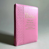 Bíblia Sagrada Feminina Luxo Zíper Letra