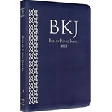 Bíblia Sagrada King James Fiel 1611 Ultra Fina Slim Azul
