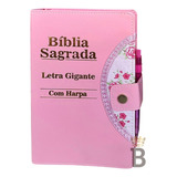 Bíblia Sagrada Letra Gigante - Botão,