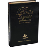 Bíblia Sagrada Letra Gigante - Couro Bonded Preto: Almeida Revista E Atualizada (ara), De Sociedade Bíblica Do Brasil. Editorial Sociedade Bíblica Do Brasil En Português, 2011