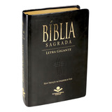 Bíblia Sagrada Letra Gigante Com Índice - Capa Couro Sintético Preta Nobre: Nova Tradução Na Linguagem De Hoje (ntlh), De Sociedade Bíblica Do Brasil. Editora Sociedade Bíblica Do Brasil, Capa Dura Em