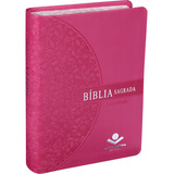 Bíblia Sagrada Letra Grande - Couro Sintético Pink: Almeida Revista E Atualizada (ara), De Sociedade Bíblica Do Brasil. Editorial Sociedade Bíblica Do Brasil, Tapa Mole En Português, 2015