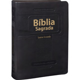 Bíblia Sagrada Letra Grande - Couro Sintético Preto: Almeida Revista E Atualizada (ara), De Sociedade Bíblica Do Brasil. Editorial Sociedade Bíblica Do Brasil, Tapa Mole En Português, 2012