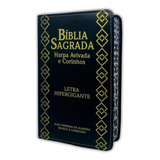 Bíblia Sagrada Letra Hipergigante Com Harpa Promoção