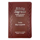 Bíblia Sagrada Masculina Letra Hipergigante Com
