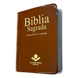 Biblia Sagrada Pequena Revista E Atualizada Marrom