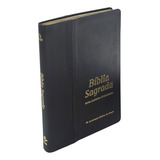 Bíblia Sagrada Slim - Capa Em Couro Legítimo Preta: Nova Almeida Atualizada (naa), De Sociedade Bíblica Do Brasil. Editora Sbb, Capa Dura, Edição 3 Em Português, 2023