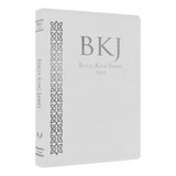 Bíblia Slim King James Bkj Fiel 1611 Ultra Fina Branco Branca Masculina Feminina Lisa Sagrada Capa Luxo Premium