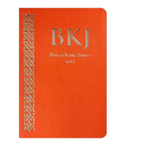 Bíblia Slim King James Bkj Fiel 1611 Ultra Fina Laranja Marrom Amarelo Feminina Masculino Dourado Prata Sagrada Capa Luxo Premium