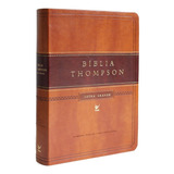 Bíblia Thompson De Estudo Letra Grande - Capa Marrom