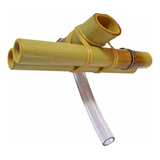 Bica De Bambu Para Fonte De Água 15cm