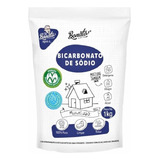 Bicarbonato De Sodio 1kg Puro Limpeza Antiacido Culinaria 