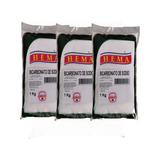 Bicarbonato De Sódio 3 Kg- Hema/kit 3 Pacotes De 1kg