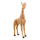 Bicho Pelúcia Safari Girafa Realista Grande Importado Nfe
