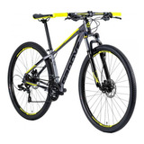 Bicicleta 29 Groove Hype 50 24v Grafite/amarela 100%shimano 