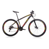 Bicicleta Alumínio Aro 29 Highlevel Freios A Disco 21 Vel