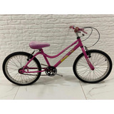 Bicicleta Antiga Monark Brisa Aro 20 Rosa - Para Restauro