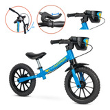 Bicicleta Aro 12 Infantil Equilibrio Azul