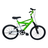 Bicicleta Aro 20 Suspensão Bike Infantil Amortecedor Full 