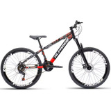 Bicicleta Aro 26 Alfameq Atake 21 Marchas Freio Disco