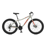Bicicleta Aro 26 Passeio Fat Bike Elleven Alumínio 21v Cinza Tamanho Do Quadro Único