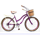 Bicicleta Aro 26 Retrô Vintage Feminina