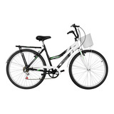Bicicleta Aro 26 Ultra Bike Summer Bicolor Com 6 Marchas Cor Preto-branco