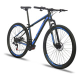 Bicicleta Aro 29 Alfameq Atx 21v Cambio Shimano Freio Disco Cor Preto/azul Tamanho Do Quadro 17