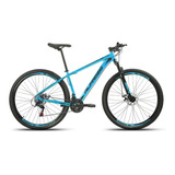 Bicicleta Aro 29 Alfameq Atx 24v Freio A Disco Hidráulico Cor Azul/preto Tamanho Do Quadro 17