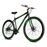 Bicicleta Aro 29 Avance Urban 21v Freio A Disco Aço Cor Verde