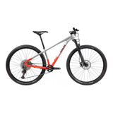 Bicicleta Aro 29 Caloi Elite 12v Deore Freio Hidráulico Cor Alumínio/vermelho Tamanho Do Quadro 21