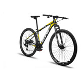 Bicicleta Aro 29 Cambios Shimano 21 Marchas Freio A Disco Cor Gts Rdx - Preto/amarelo Tamanho Do Quadro 15