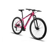 Bicicleta Aro 29 Cambios Shimano 21 Marchas Freio A Disco Cor Gts Rdx - Rosa/preto Tamanho Do Quadro 15