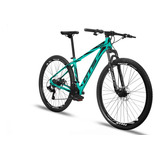 Bicicleta Aro 29 Cambios Shimano 21 Marchas Freio A Disco Cor Gts Rdx - Verde Água/preto Tamanho Do Quadro 15
