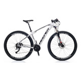 Bicicleta Aro 29 Deeper Shimano - Branco 15 - 24v Freio Hidráulico Suspensão Com Trava Cubos De Alumínio K7 Com Rolamento Blindado