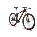 Bicicleta Aro 29 Gts Pro M5 Intense Freio A Disco 24 Marchas Cor Preto-vermelho Tamanho Do Quadro 21 