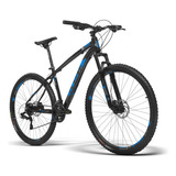 Bicicleta Aro 29 Gts Ride New 24v Freio Hidráulico E K7 Cor Preto-azul Tamanho Do Quadro 21
