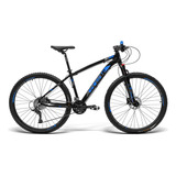 Bicicleta Aro 29 Gts Ride New 27v Freio Hidráulico E K7 Prom Cor Preto-azul Tamanho Do Quadro 21