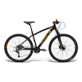 Bicicleta Aro 29 Gts Ride New 27v Freio Hidráulico E K7 Prom Cor Preto-laranja Tamanho Do Quadro 21