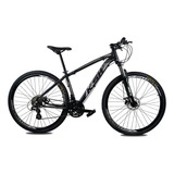 Bicicleta Aro 29 Ksw Color Altus 1.0 24v Hidraulico + Trava Cor Preto/prata Tamanho Do Quadro 19
