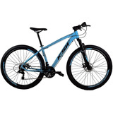 Bicicleta Aro 29 Ksw Expert Shimano Altus 24v Hidráulica Tamanho Do Quadro 19 Cor Azul-claro