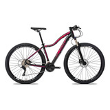 Bicicleta Aro 29 Ksw Shimano 24v Trava Freio Hidráulico K-7 Cor Preto/rosa Tamanho Do Quadro 15
