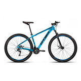 Bicicleta Aro 29 Quadro Em Alumínio 24 Marchas Freio A Disco Cor Gts Intense - Azul/preto Tamanho Do Quadro 21