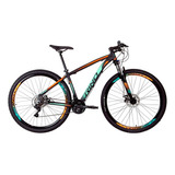 Bicicleta Aro 29 Rino Everest Color 24v Shimano C/ Trava Cor Laranja/verde Tamanho Do Quadro 21