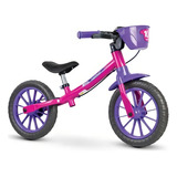 Bicicleta Balance Bike Feminina 02 Rosa 100900160005 Nathor Cor Violeta-rosa