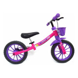Bicicleta Balance Infantil Equilíbrio Nathor Cores
