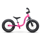 Bicicleta Balance Infantil Raiada Rosa -