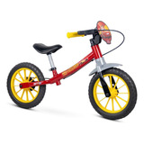Bicicleta Balance Nathor Infantil Carros Relâmpago